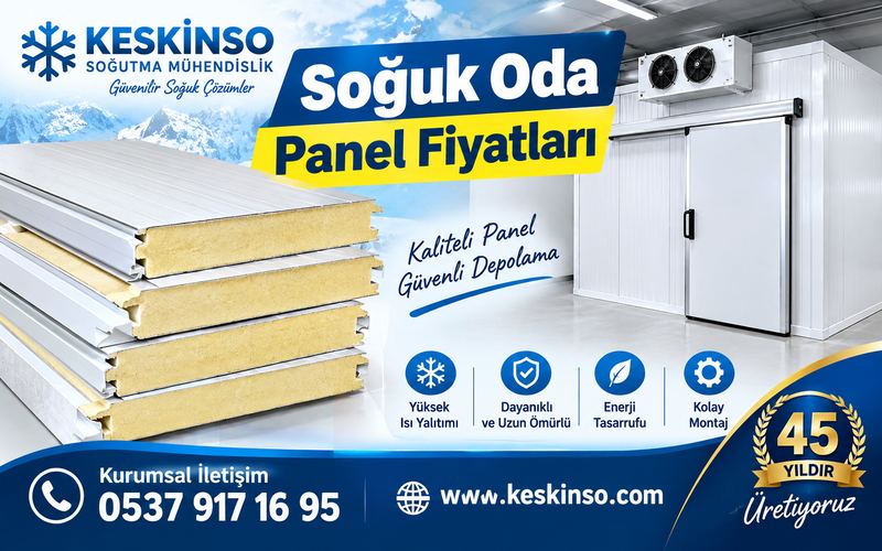 Soğuk Oda  Panel Fiyatları