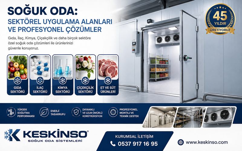 Soğuk Oda Panel, Kapı ve Soğutma Cihazları İmalatı